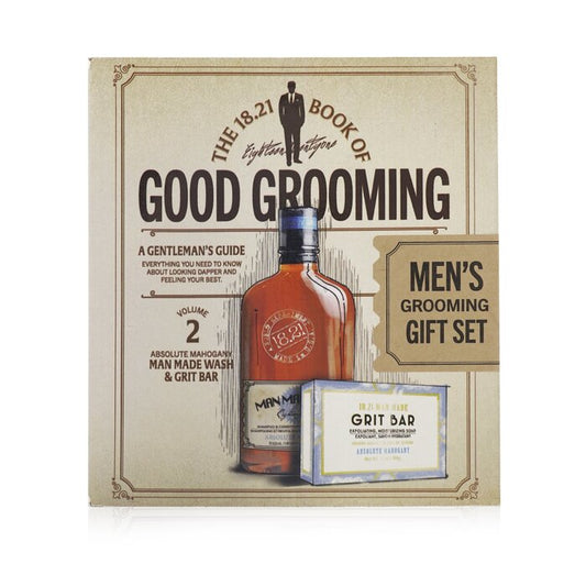 Book of Good Grooming Gift Set Volume 2: Absolute Mahogany (Wash 532ml + Grit Bar 198g) GSV2AM/571006 2pcs