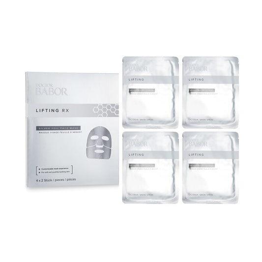 Doctor Babor Lifting Rx Silver Foil Face Mask 34341/400273 4pcs