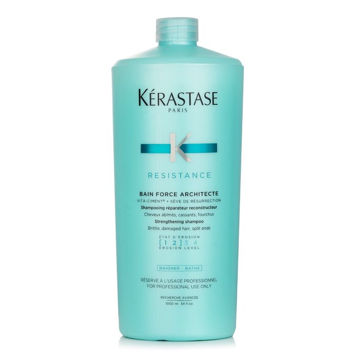 Resistance Bain Force Architecte Strengthening Shampoo (For Brittle, Damaged Hair, Split Ends) E0574601 1000ml/34oz