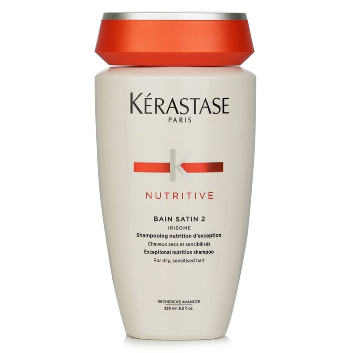 Nutritive Bain Satin 2 Exceptional Nutrition Shampoo (For Dry, Sensitised Hair)   E1742300 250ml/8.5oz