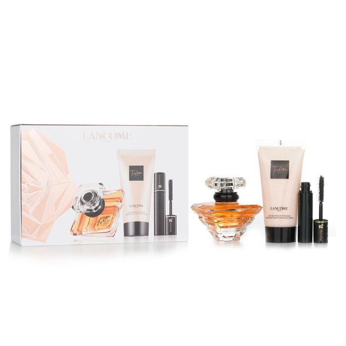 Tresor Set: Eau De Parfum Spray 30ml + Body Lotion 50ml + Hypnose Mascara - #01 Noir 2ml 882323 3pcs