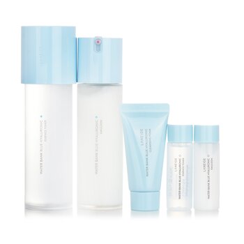 Water Bank Blue Hyaluronic 2 Step Essential Set (For Combination to Oily Skin) 530637 5pcs