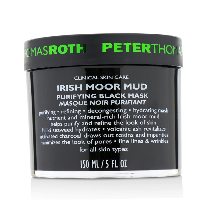 Irish Moor Mud Purifying Black Mask 13-01-015/002315 150ml/5oz