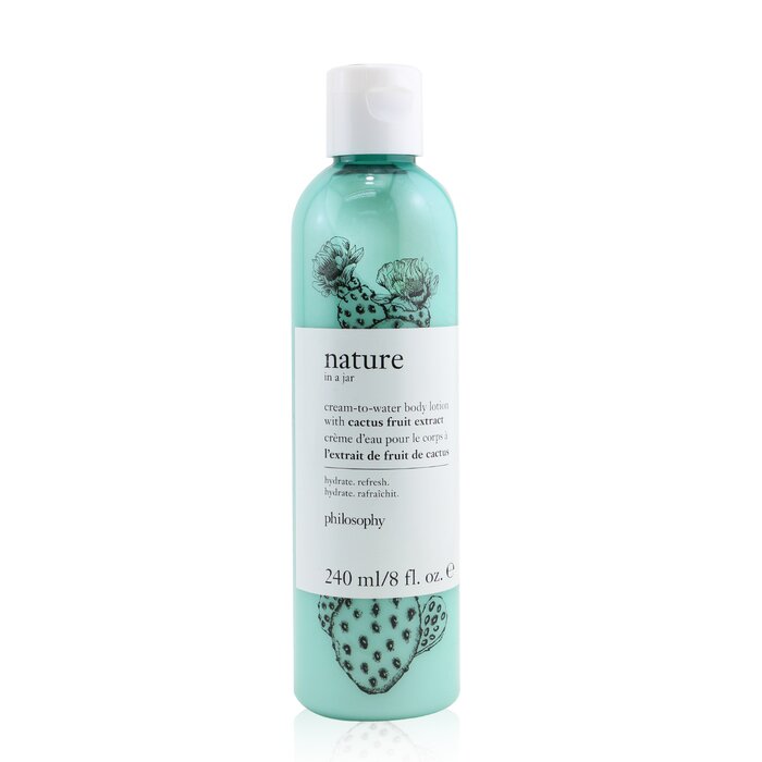 Nature In A Jar Cream-To-Water Body Lotion With Cactus Fruit Extract 376975 240ml/8oz