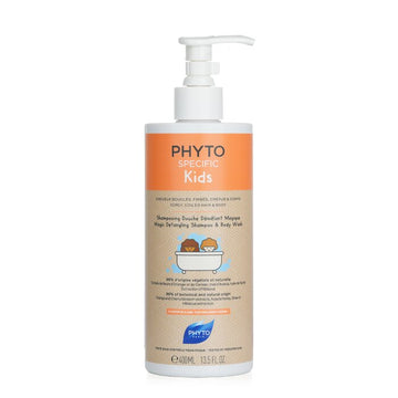 Phyto Specific Kids Magic Detangling Shampoo & Body Wash - Curly, Coiled Hair & Body (For Children 3 Years+) 10086 400ml/13.5oz