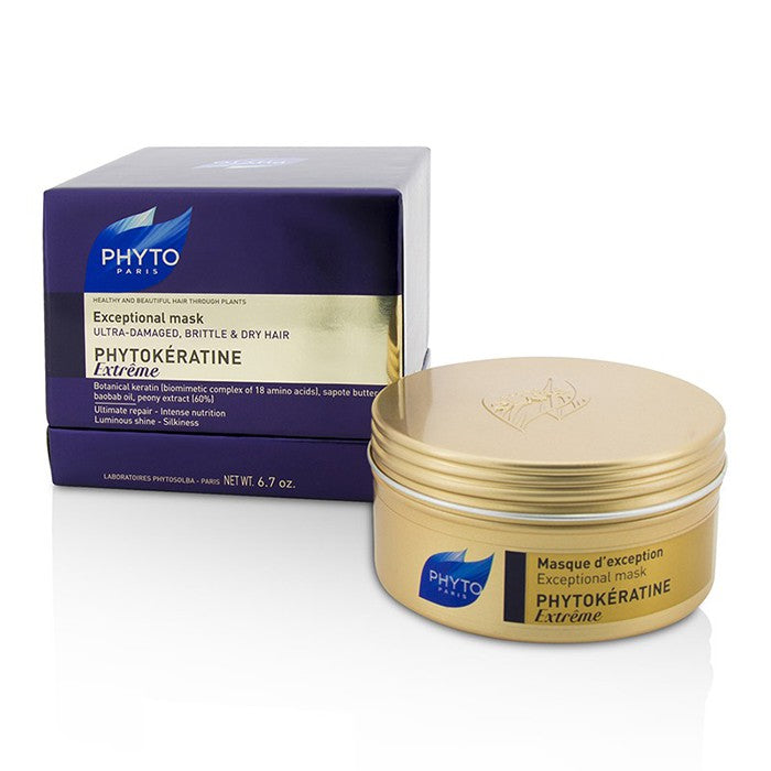 PhytoKeratine Extreme Exceptional Mask (Ultra-Damaged, Brittle & Dry Hair)    P001492 200ml/6.7oz