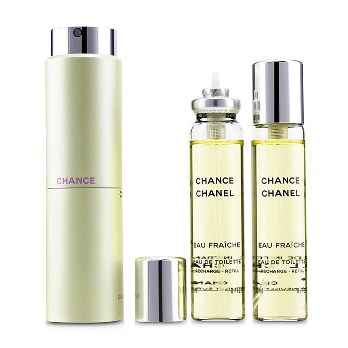 Chance Eau Fraiche Twist & Spray Eau De Toilette 136100 3x20ml/0.7oz