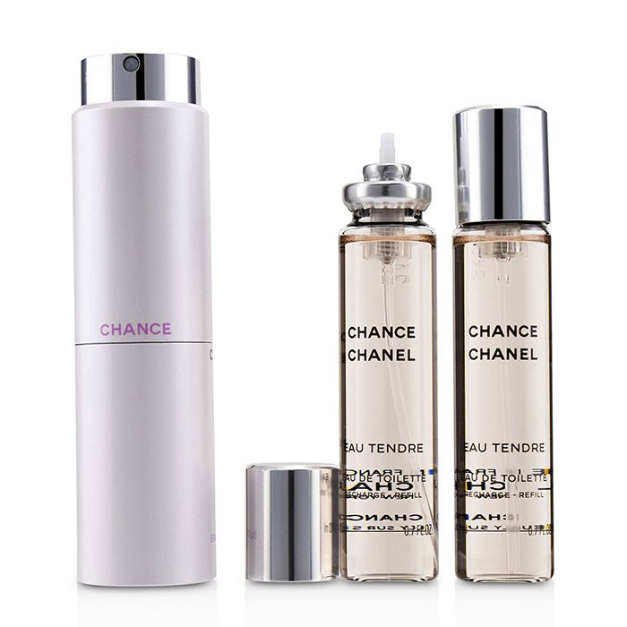 Chance Eau Tendre Twist & Spray Eau De Toilette 126300 3x20ml/0.7oz