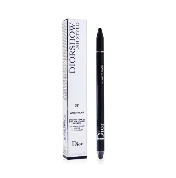 Diorshow 24H Stylo Waterproof Eyeliner - # 091 Matte Black C014300091 / 500937  0.2g/0.007oz