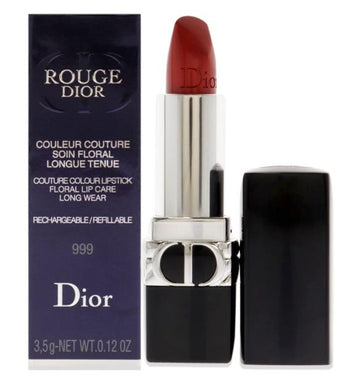 Rouge Dior Couture Colour Refillable Lipstick - # 999 (Metallic) C017300999 / 527026  3.5g/0.12oz