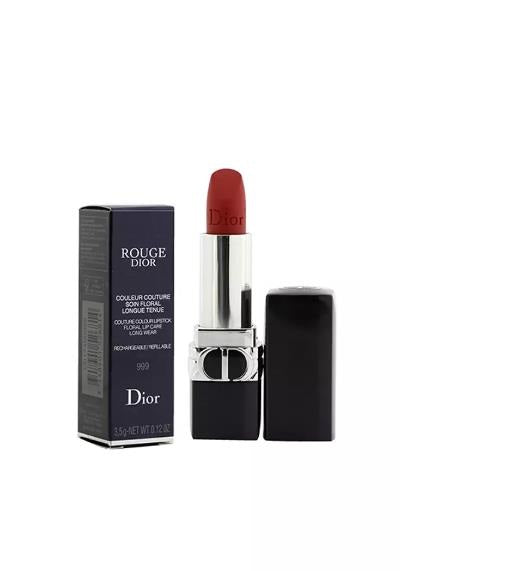 Rouge Dior Couture Colour Refillable Lipstick - # 999 (Matte) C017400999 / 526814  3.5g/0.12oz