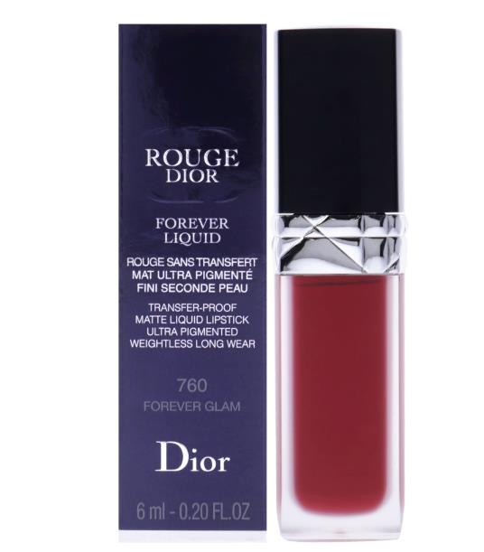 Rouge Dior Forever Matte Liquid Lipstick - # 760 Forever Glam C025400760 / 588409  6ml/0.2oz