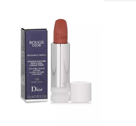 Rouge Dior Couture Colour Refillable Lipstick Refill - # 100 Nude Look (Matte) C317400100 / 536493  3.5g/0.12oz