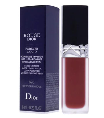 Rouge Dior Forever Matte Liquid Lipstick - # 626 Forever Famous C025400626 / 588393  6ml/0.2oz