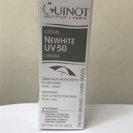 Guinot Newhite Brightening High UV Protection Cream SPF50 30ml 0.88oz #tw