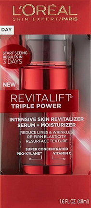 L'Oreal Revitalift Triple Power Intensive Skin Revitalizer Serum Moisturizer #tw
