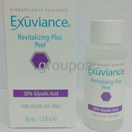 Exuviance Revitalizing-Plus Peel II 30% Glycolic Acid 30ml Salon Free P/P #tw