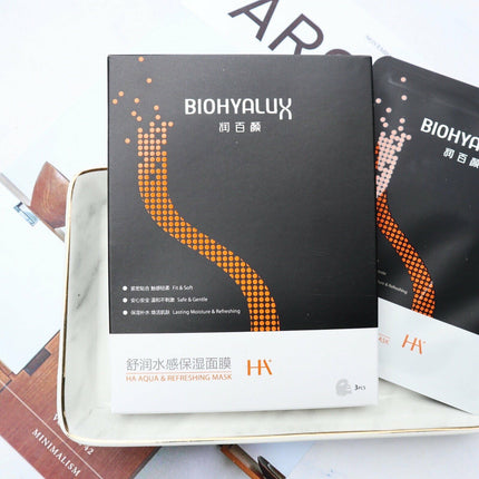 润百颜 Biohyalux HA Aqua & Refreshing Mask 3pcs/7pcs #tw