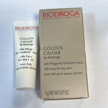 4pcs x Biodroga Golden Caviar 24h Care for Dry Skin 5g Sample