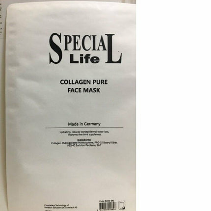 Lot of 5pcs Special Life Collagen Pure Facial Mask Hyaluronic Acid Free Ship #tw
