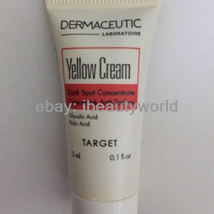 Dermaceutic Yellow Cream Samples 3ml x 3pcs = 9ml #tw