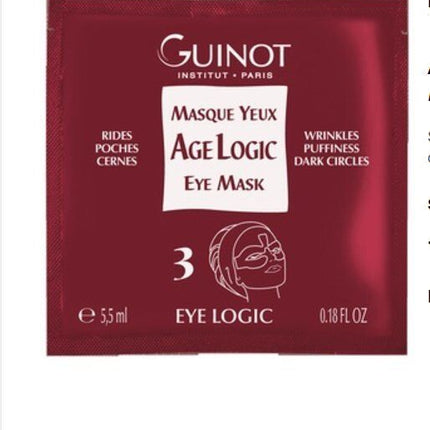 Guinot Age Logic Eye Mask 0.18oz (4pcs) #tw