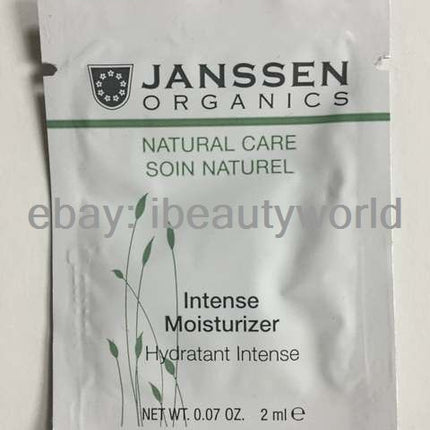 Janssen Organics Natureal Care Intense Moisturizer 2ml Sample #tw