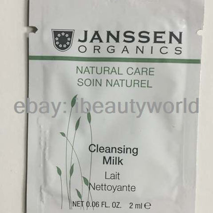 4pcs x Janssen Organics Natureal Care Cleansing Milk 2ml Sample #tw
