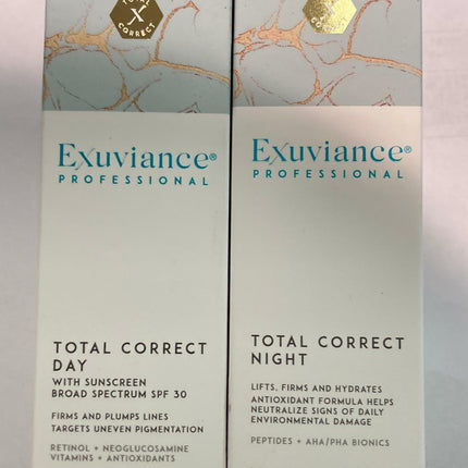 Exuviance Total Correct Day SPF30 + Total Correct Night 50g #tw