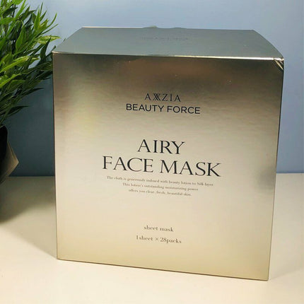 Japan AXXZIA Beauty Force Airy Face Mask 28pcs 空氣面膜 #w