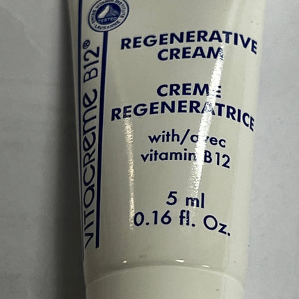 Vitacreme Vitamin B12 Regenerative Cream 5ml x 8pcs = 40ml Sample #tw