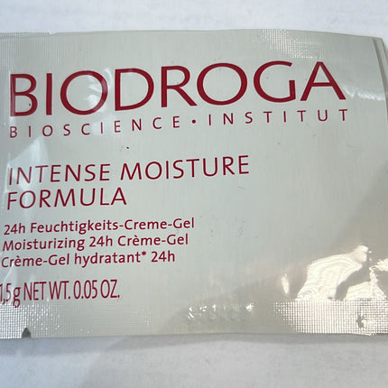 3 x Biodroga Intense Moisture Formula 24H Moisturizing 24h Creme-Gel 1.5g Sample