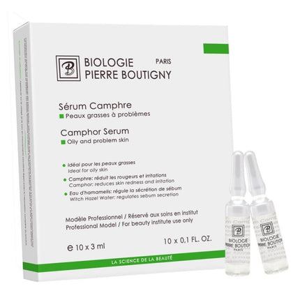 Biologie Pierre Boutigny Camphor Serum 10 x 3ML Salon#tw