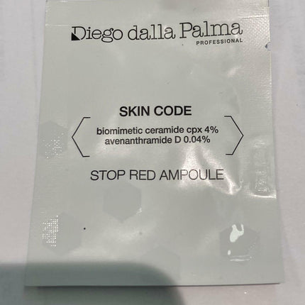 2pcs Diego dalla Palma Skin Code Stop Red Ampoule Sample