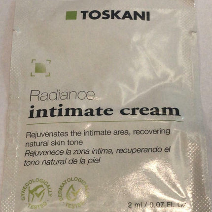Toskani Radiance Intimate Cream 2ml x 10pcs = 20ml Sample #tw